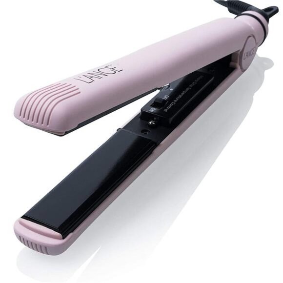 Hair Aplatir Ceramic Flat Iron Hair StraightenerAdjustable Temp Dual Voltag